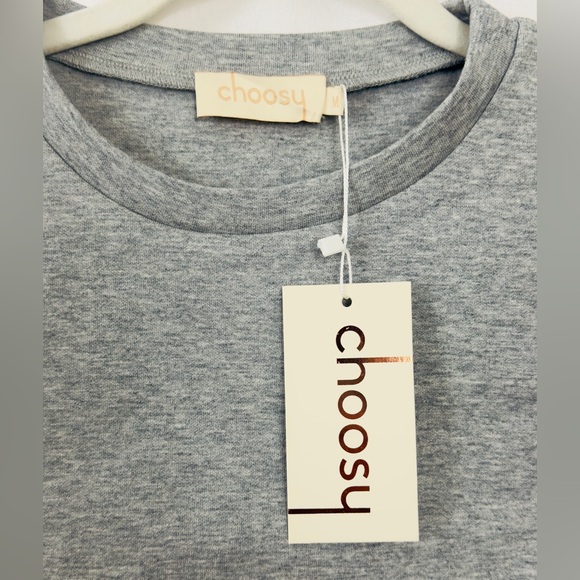 Chic Gray Women's Crop Top - Picture 7 of 9